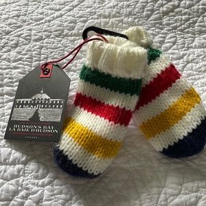 Hudson Bay baby mittens